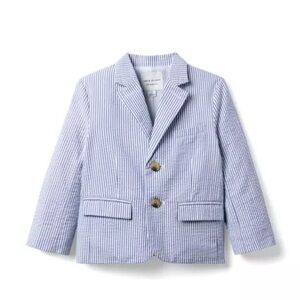 Janie and Jack Blue Striped Kids Blazer